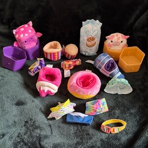 Squishville by Squishmallows Various Accessories & 2 Micromallows